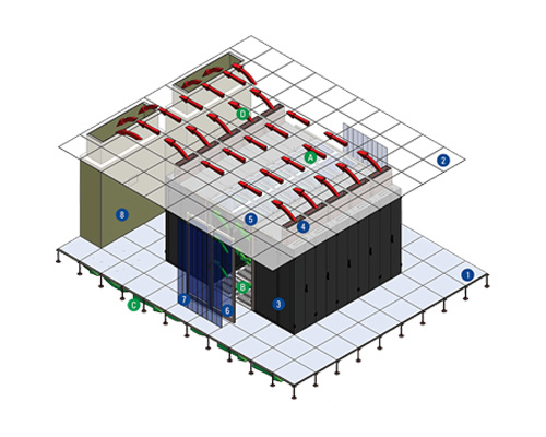 Vertical Panel with Chimney