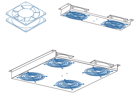 Tower Mount Fans Modules