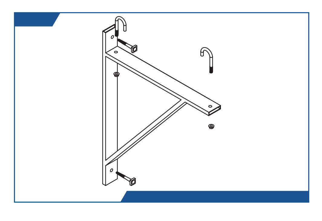 Triangular Wall Bracket Kit