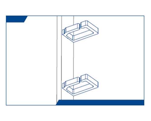Vertical Cable Organiser Loop & Universal Cable Basket